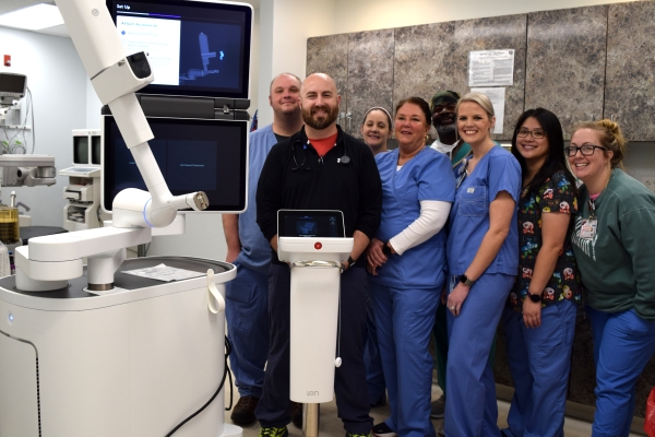 First robotic bronchoscopy at SMC completed Jan. 20 by Dr. James A. Dean