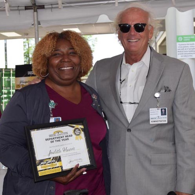 Judith Harris Honored as Department Manager of the Year